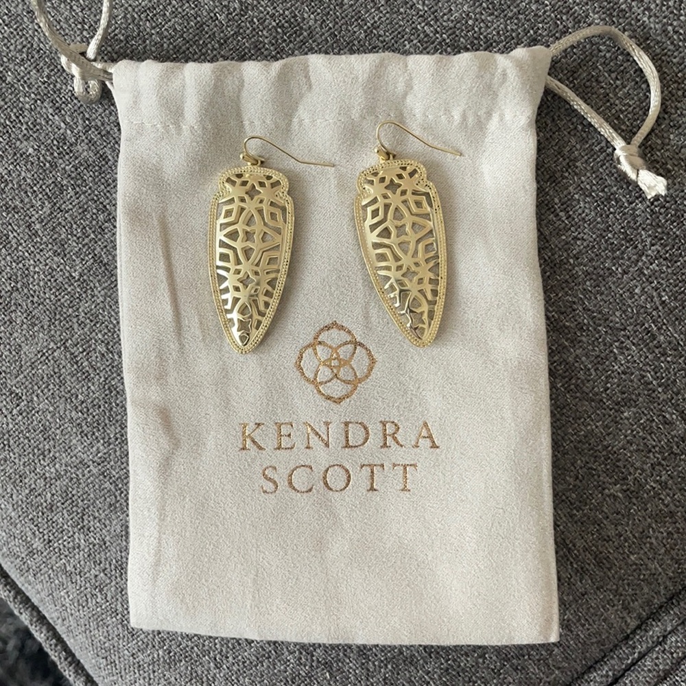 Gold Kendra Scott Earrings